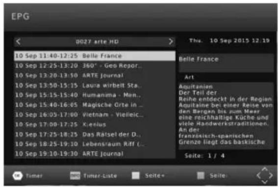 XORO HRS 2670 LAN - Elektronischer Programmführer - 1