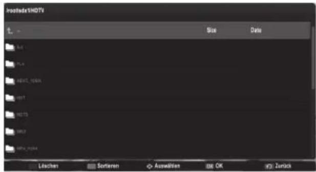 XORO HRK 7670 TWIN - Dateibrowser - 1