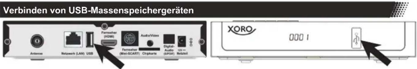 XORO HRK 7670 TWIN - Anschließen - 1