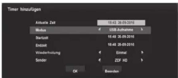 XORO HRK 7670 TWIN - Timer-Liste - 2