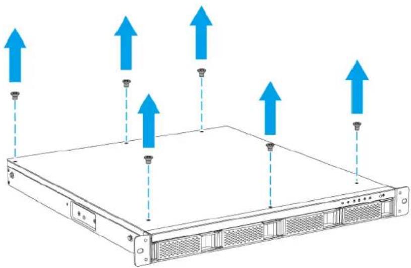 QNAP TS-453BU-4G - Warning - 3