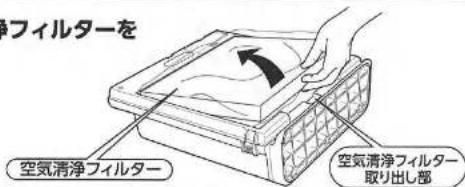 Zojirushi PA-HB 16 - 本体から空気清浄フィルターを取り出す - 1