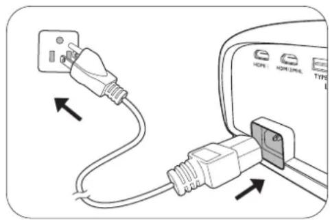 BENQ MU641 - Starting up the projector - 1