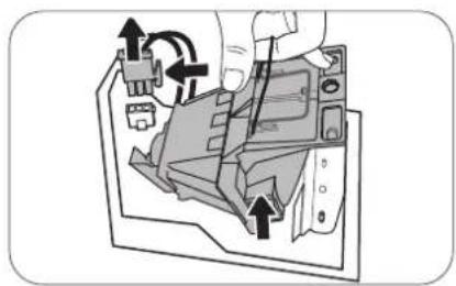 BENQ MU641 - Replacing the lamp - 8