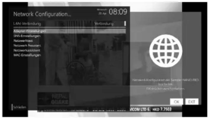 Opticum Odin2 Hybrid - Netzwerk Einstellung - 1