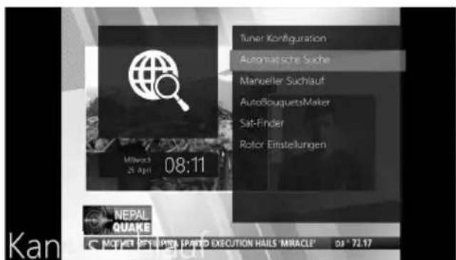 Opticum Odin2 Hybrid - Automatische Sendersuche - 1