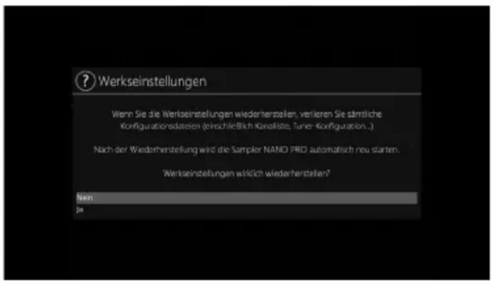 Opticum Odin2 Hybrid - Auf Werkseinstellungen zurücksetzen - 1