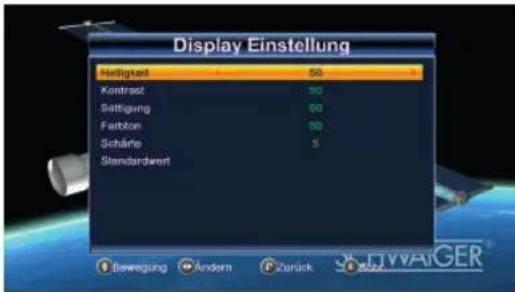 Schwaiger DSR512HD - Anzeigeeinstellung - 1