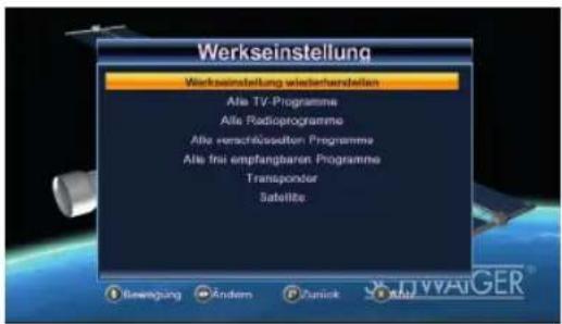 Schwaiger DSR512HD - Werkseinstellung - 1