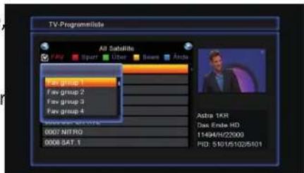 Opticum AX 670 - TV-Kanalliste - 2