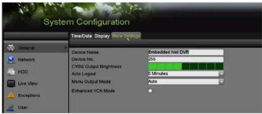 Hikvision DS-7204HQI-K1/P - •5.3 Configuring More Settings - 1