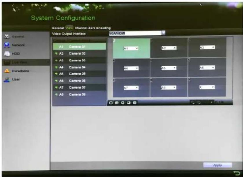 Hikvision DS-7204HQI-K1/P - √djusting Live View Settings - 2