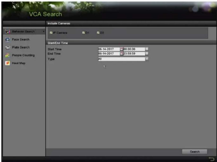 Hikvision DS-7204HQI-K1/P - •0.2 Behavior Search - 1