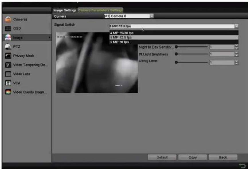 Hikvision DS-7204HQI-K1/P - •3.4.2 Configuring Camera -parameters Settings - 1