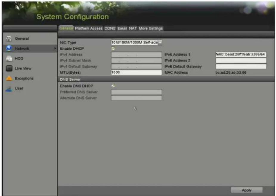 Hikvision DS-7204HQI-K1/P - ••• Configuring General Settings - 1