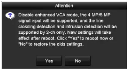 Hikvision DS-7204HQI-K1/P - - Disable Enhanced VC√ Mode (Default) - 1