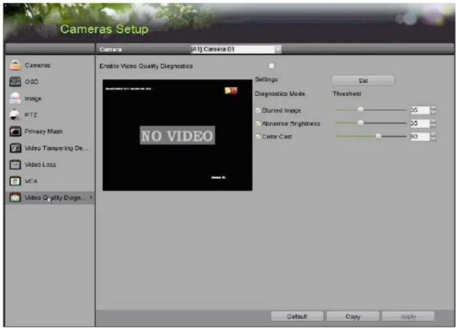 Hikvision DS-7204HQI-K1/P - Setting √II-day Video "uality Diagnostics - 1