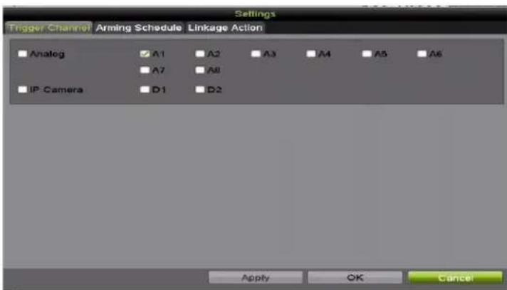 Hikvision DS-7204HQI-K1/P - Configuring √larm Triggered "ecording and Capture - 2