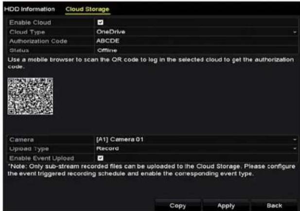 Hikvision DS-7204HQI-K1/P - •2.5 Configuring Cloud Storage - 3