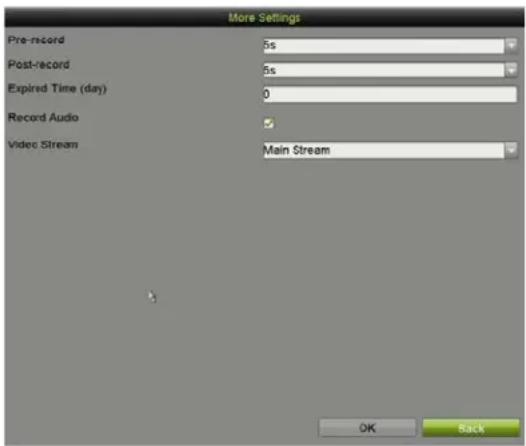 Hikvision DS-7204HQI-K1/P - 'lick M ore Settings to configure more parameters. - 1