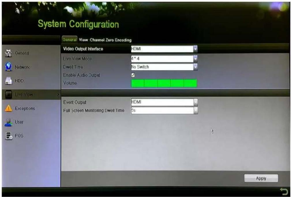 Hikvision DS-7204HQI-K1/P - √djusting Live View Settings - 1