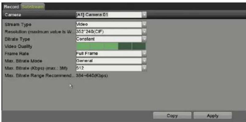 Hikvision DS-7204HQI-K1/P - 'lick M ore Settings to configure more parameters. - 4