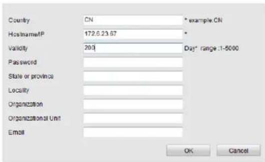 Hikvision DS-7204HQI-K1/P - • OPTIO™ 1: Create the Self-Signed Certificate - 1