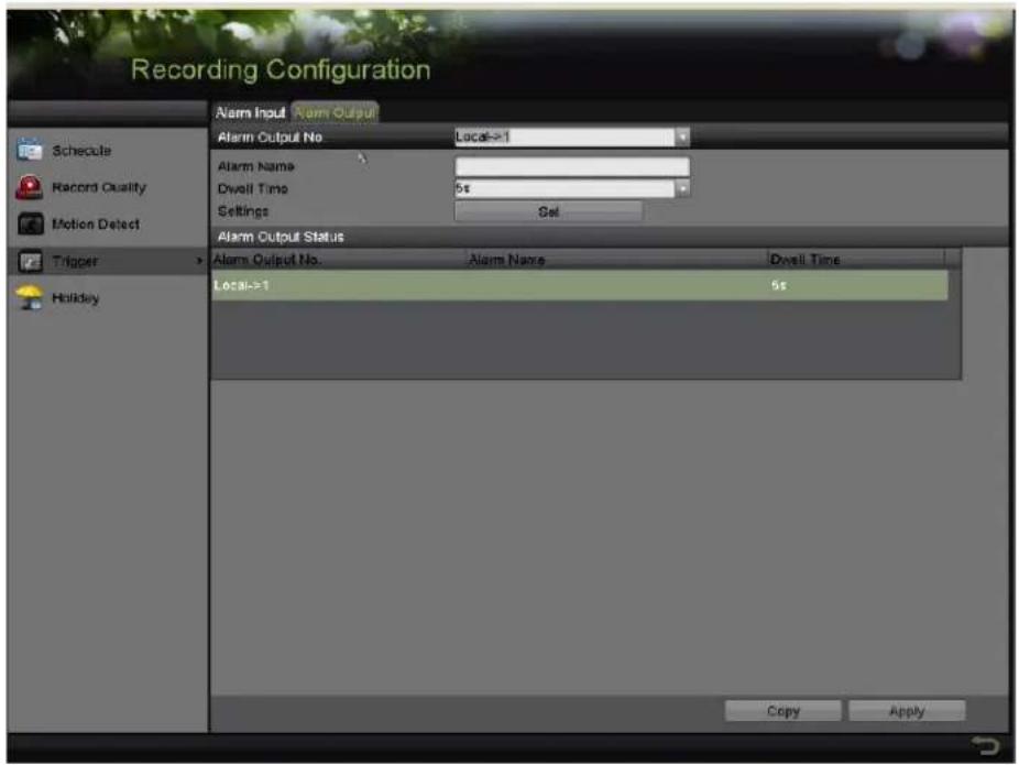Hikvision DS-7204HQI-K1/P - - Trigger √larm Output - 1