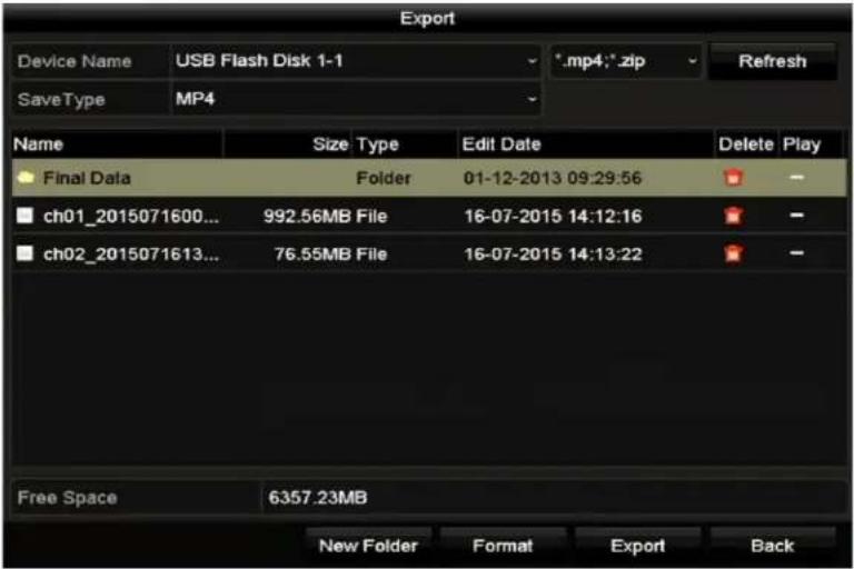 Hikvision DS-7204HQI-K1/P - Management of USB Flash Drives, and USB HDDs - 1