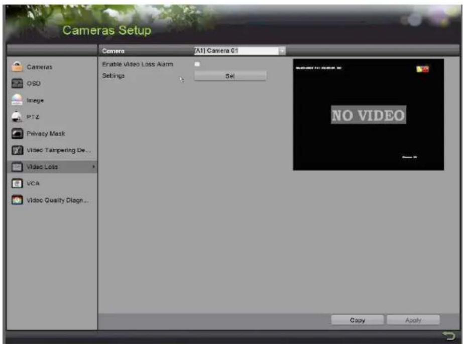 Hikvision DS-7204HQI-K1/P - Detecting Video Loss - 1