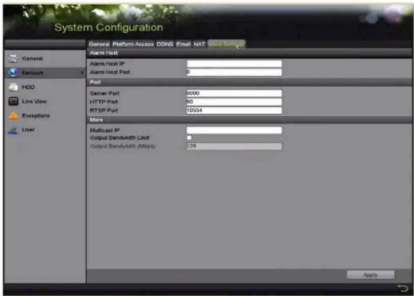 Hikvision DS-7204HQI-K1/P - Configuring More Settings - 1