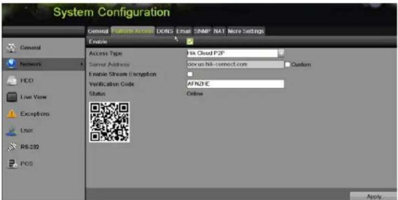 Hikvision DS-7204HQI-K1/P - ••.2.2 Configuring Hik-Connect - 2