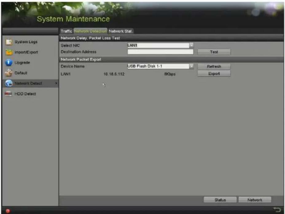 Hikvision DS-7204HQI-K1/P - ••.3.• Testing ™network Delay and –acket Loss - 1