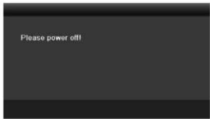 Hikvision DS-7204HQI-K1/P - Shutting Down the DV" - 2