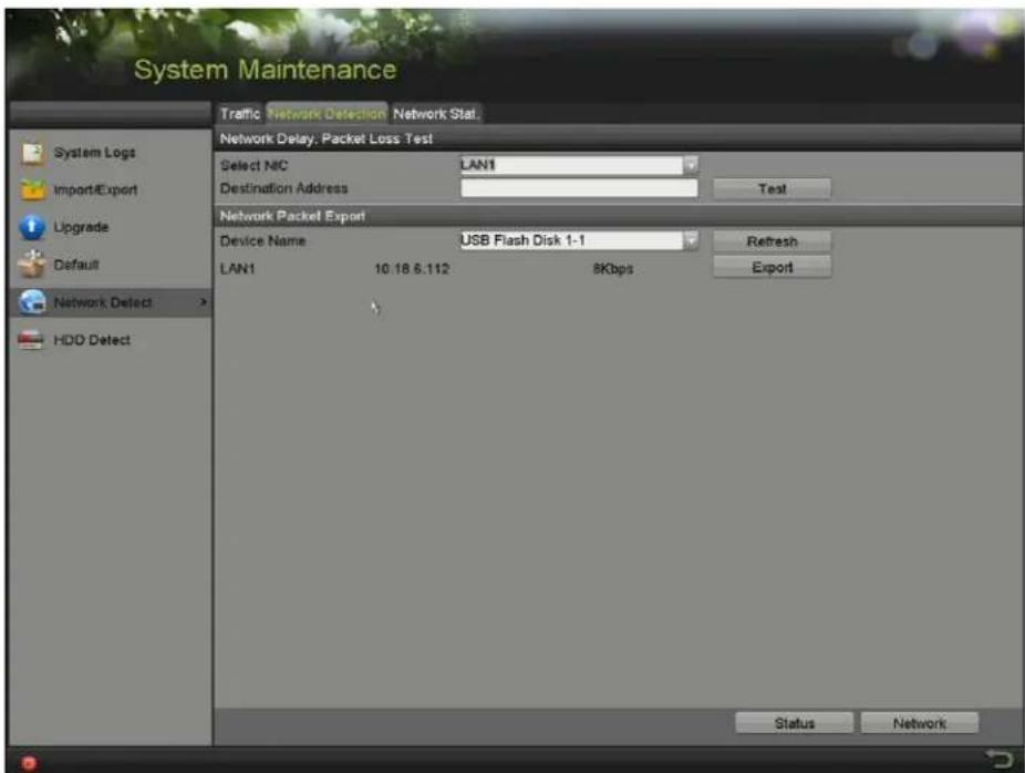 Hikvision DS-7316HQI-K4 - Testing Network Delay and ≤acket Loss - 1