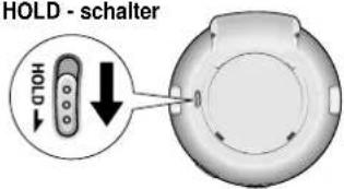HOLD - schalter HOLD
