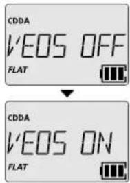 SAMSUNG MCD-CM150 - Drücken und halten Sie die MODE/VEOS-Taste. - 2