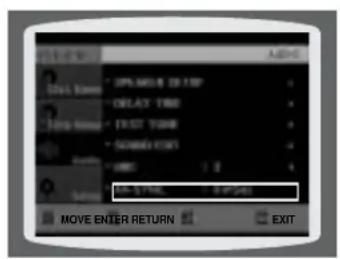 SAMSUNG HT-TQ22 - Press Cursor ▲,▼ buttons to move to 'AV-SYNC' and then press ENTER button. - 1