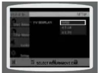 SAMSUNG HT-TQ22 - Setting TV Screen type - 5