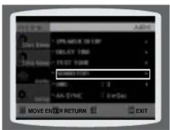SAMSUNG HT-TQ22 - Method 1 When adjusting the audio quality using the setup screen - 3