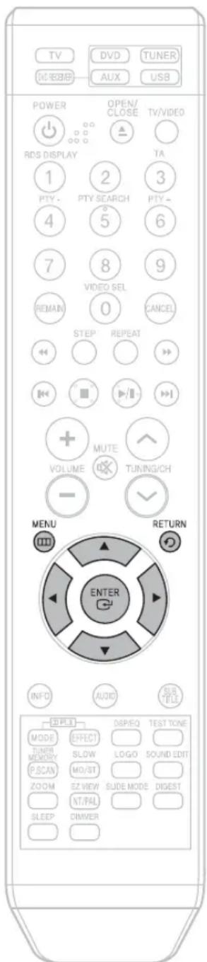 SAMSUNG HT-TQ22 - Setting the Speaker Mode - 1