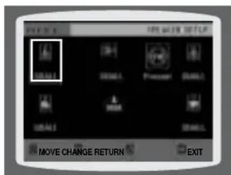 SAMSUNG HT-TQ22 - Setting the Speaker Mode - 5