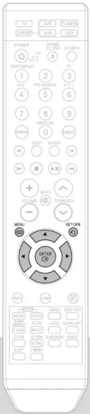 SAMSUNG HT-TQ22 - Setting the Language - 1