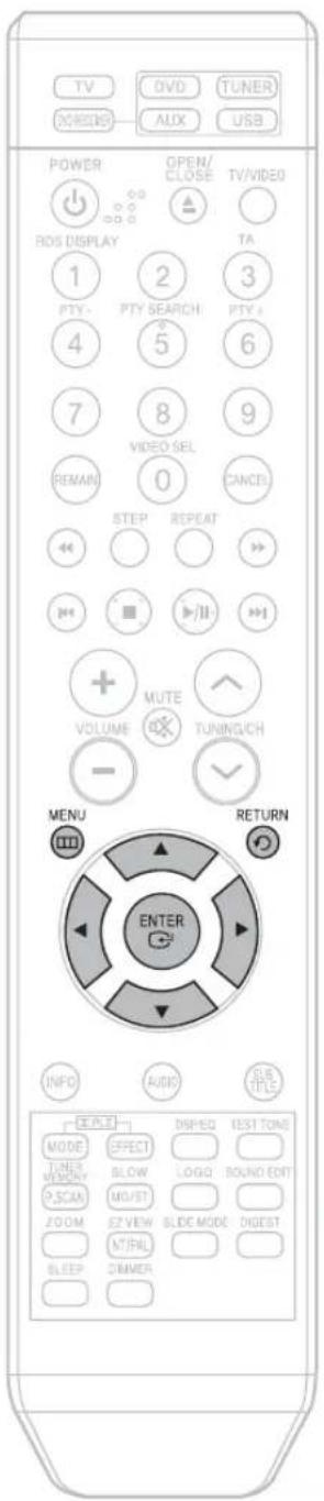 SAMSUNG HT-TQ22 - Setting TV Screen type - 1