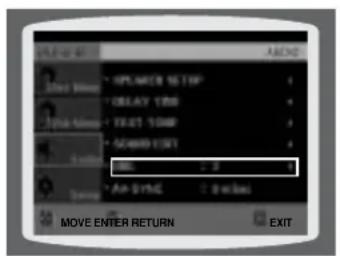 SAMSUNG HT-TQ22 - Setting the DRC (Dynamic Range Compression) - 4