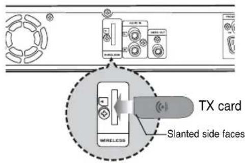 SAMSUNG HT-TQ22 - Connecting the optional Wireless Receiving Amplifier - 2