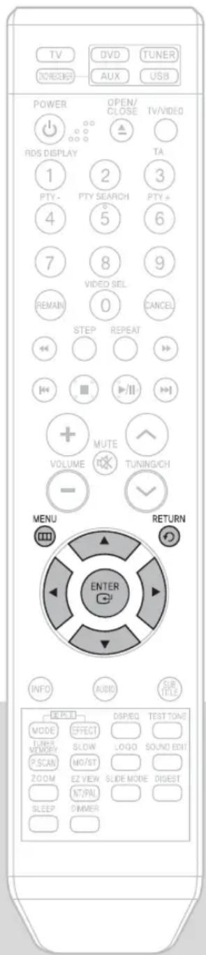 SAMSUNG HT-TQ22 - Setting the Delay Time - 1