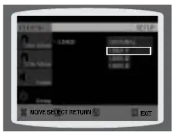 SAMSUNG HT-TQ22 - To select one of the 3 wallpaper settings you've made - 4