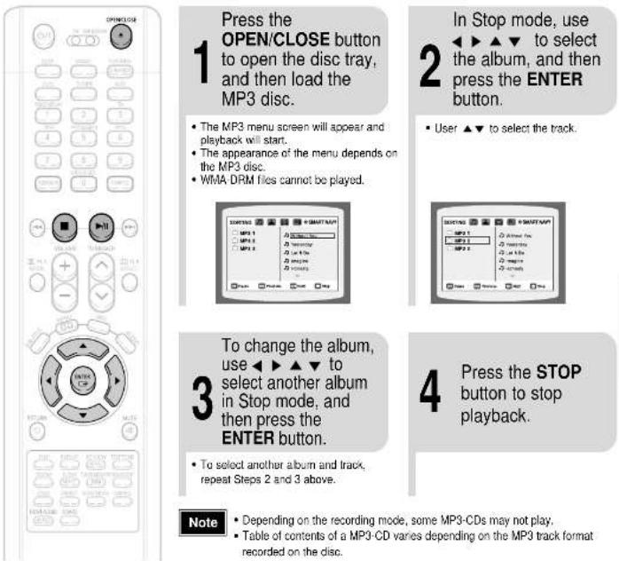 SAMSUNG HT-P70 - MP3-CD Playback - 1