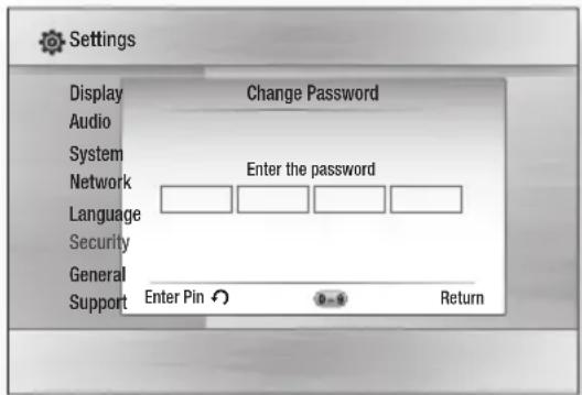 SAMSUNG HT-C5500D - Change Password - 1